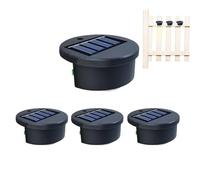 Solar Powered Pool Light - Outdoor Waterproof Fixture, Energy Saving Lamp, Quick Install Design, Nighttime Bright Glow | For Decorating Yard Garden Fence Balcony Deck Lawn Backyard Patio Areas Surroun