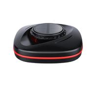 Solar Powered Rotating Car Air Freshener, Silent Automotive Fragrance Diffuser, 3.15x3.15x0.79 Inches Aromatherapy Dashboard Ornament for Sedan, and Vehicle, Road Trip Interior Decor