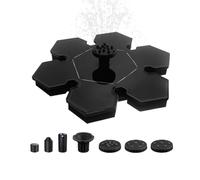 Solar Powered Water Fountain | Outdoor Water Pump Floating Decor | Solar Powered Bird Bath Fountain Pump | for Deck Lawn Porch Yard Outside Patio Pool Pond Garden