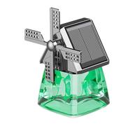 Solar-Powered Windmill Aroma Car Air Freshener, Windmill Solar Cars Perfume Air Fresheners Perfume, Solar Airs Freshener Car, Long Lasting, Auto Interior Decoration (Green(Gardenia))