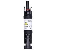 Solar PV Diodo Connector macho hembra IP67 impermeable Panel Cable Diodo Holder 1000 V PPO Copper Inline Connector(30 A)