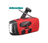 Solar Radio - Solarbaby - AM-FM Model - 1200 mAh Battery - LED Flashlight - USB Charging