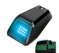 Solar Roof Lights for Trucks - Car Roof LED impermeable Lamp, Solar Powered Cab Lights with Auto-Sensor, Sin Drill Wireless Installation, High-Visibility Safety Markers for SUV RV Automotive Vehicle