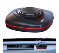 Solar Rotating Air Freshener, Car Dashboard Oil Diffuser, Silent Fragrance Diffuser with Rotating Function for Sedan & Caravan, Solar-Powered, Odor Remover, Black, Blue, Green