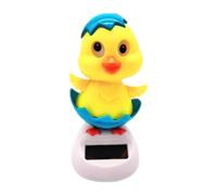 Solar Shaking Toy - Dancing Eggshell Figurine, Shake Head Motion Ornament, Sun Energy Operated Design, Auto Moving Display, Compact Durablee Build, Creative Interior Decoration | Verandah Bay Window