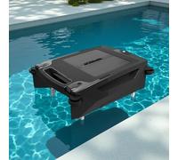 Solar Skimmer de Piscina, 10 Horas Robots de Piscina con Superficie de Agua Limpia, Navegación Inteligente, Estacionamiento Automático, Dos Métodos de Carga, per Piscine di Case e Ville