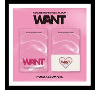 SOLAR - SOLAR [WANT] 2nd Single Album (POCA ALBUM Ver. + Card)