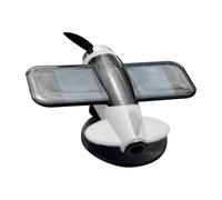 Solar Spinner, Airplane Car Ornament, Solar Helicopter Decor, Rotating Dashboard Decoration Auto Interior Display, Sun Powered Vehicle Model Decoration, 2 Pack Black Red Silver