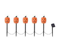 Solar Stake Lights - Outdoor Halloween Pumpkin Lights for Garden & Lawn