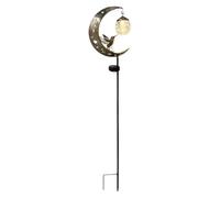 Solar Stake Lights Outdoor | Moon Hummingbird Decorative Waterproof Statues | Solar Lights Outdoor Garden for Patio Walkway Pathway Courtyard Lawn Grassland Waterscape