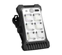 Solar Street Light, Solar Garden Lighting Solutions, Waterproof Solar Wall Fixtures, 10,5 x 17,7 cm, Versatile Clip Solar Lamp with Motion Sensor Technology for Enhanced Outdoor Security