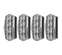 Solar Strobe Lights, Anti-Collision Flash Beacons, High-Brightness LEDs, Weatherproof Solar Charging, Safety Signal, for Road Work Zones, Construction Sites, and Vehicle Hazard Marking