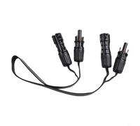 Solar súper plano con cable de 05 m compatible con adaptador de conector de panel solar, 1 par de microinversores de cobre de núcleo flexible de 1500 V