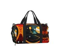 Solar System Jupiter Saturn Print - Bolsa de equipaje deportiva de mano