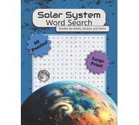 Solar System Word Search: Puzzles for Adults, Seniors, and Teens