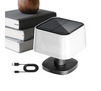 Solar Table Lights Outdoor - 10x12x12cm Waterproof And Energy-Efficient Solars Lanterns For Tabletops, Decks, Even LED Solar-Powered Decorative Lights For Patio, Garden, Backyard, And Outdoor Dining,