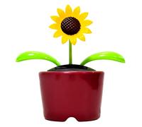 Solar Toys for Window, Solar Powered Swinging Flower Figurines, Weather-Resistant Car Dashboard Decoration, Funny Table Ornament for Living Room, Bedroom, Office, Outdoor Use 4.53x4.33x2.36in