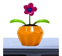 Solar Toys, Solar Powered Swinging Flower Figurines, Weather-Resistant Outdoor Decor, Funny Car Interior Accessories, Table Ornament for Living Room and Bedroom