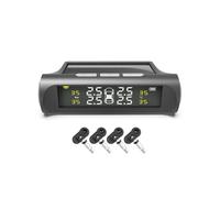Solar TPMS for Cars Intelligent Tire Pressure Monitoring System with Temperature Gauge and Air Pressure Sensors