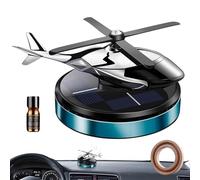 Solar Vehicle Fresh, Helicopter Diffuser, 4.13x3.35x2.36 inches Aromatherapy Perfume Device, Natural Vital Oils, spin Fragrance Design, Perfect for Interior Scenting, Daily Driving