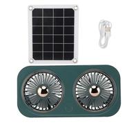Solar Ventilation Fan - 8.66in Airflow Fan System | Solar Vent Kit - 20W Şolar Fans 2000mAh Weatherproof Şolar Panel for Greenhouse Attic Garage Patio Barn Pet House Airflow Use In