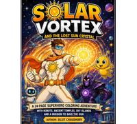 Solar Vortex and the Lost Sun Crystal: A Superhero Coloring Adventure with Robots, Ancient Temples, Sky Islands, Underwater Kingdoms and a Mission to Save the Sun