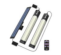 Solar Wall Light, 3-Mode Waterproof Smart Sensor Lamp with Remote, Decorative Outdoor Wall Pendant Light for Landscape, Pathway, Fence, Patio, Porch, Backyard, and Garden, Energy-Saving LED Design