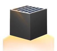 Solar Wall Lights - Smart Sensor Lamp Waterproof Durable Outdoor Ambiance, Landscape Pathway Fence Patio Porch, Backyard Garden Lighting, Dusk To Dawn Security Light, Easy Install LED Fixture | Energy