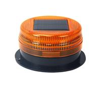 Solar Warning Lights Outdoor - LED Flash Lamp, Safety Signal | Magnetic Base Impermeable Light for Stop Sign Alerts, Factory Equipment, Crane Tower Visibility, Outdoor Hazard Marking