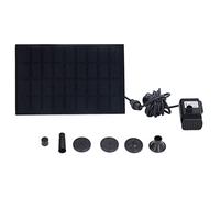 Solar Water Pump Efficient Landscape Floating Fountain 9V 1.8W Suitable for Garden Decor