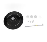 Solar Water Pump for Garden Pond | 5V 3.0W Panel with Built - in Battery Works 4-5 Hours | 160L / H Flow for Fountain/Bird Bath/Fish Enclosure | 8 Nozzles, Auto Dry - Run