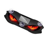 Solar Window Light - Waterproof Reflective Warning Sign, Dynamic Eye Car Illumination,Suction Cup Decor Lamp | Glowing Flash Accessory, Vehicle Truck Van RV Windshield Rear Driveway Safety Indicator U