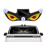 Solar Windshield Eyes Sign, Dynamic Car Window Display, Waterproof Light Sticker with Motion Effect, Durable Universal Vehicle Decor, Front Rear Glass Accent for Auto Use