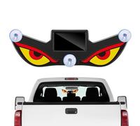 Solar Windshield Eyes Sign, Dynamic Car Window Display, Waterproof Light Sticker with Motion Effect, Durable Universal Vehicle Decor, Front Rear Glass Accent for Auto Use