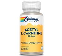 Solaray Cápsulas Acetil L-Carnitina 500 mg – 30 cápsulas