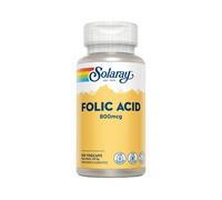 Solaray Ácido fólico 800 mcg 100 cápsulas vegetales