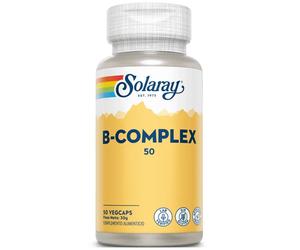 Solaray B Complex 50 Solaray 50 Cápsulas Vegetales