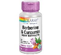 Solaray Berberina y Curcumina 600mg 60 Cápsulas Vegetales