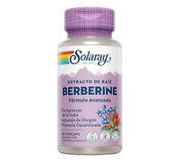 Solaray Suplemento Berberina Fórmula avanzada 500 mg 60 cápsulas vegetales