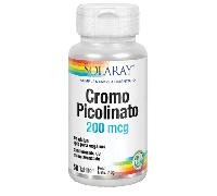 Solaray Chromium Picolinate 200 mg 50 Comprimidos