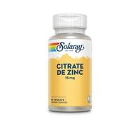Solaray Citrato de Zinc 15mg 60caps