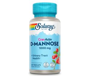Solaray Crananctin D-Manosa 60 Cápsulas Vegetales