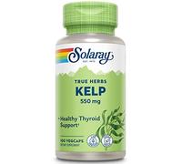 Solaray Kelp 550mg Algas Marinas 100 VegCaps 100 Unidades 100 g