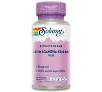 Solaray KSM-66 Plus Ashwagandha 60 Cápsulas
