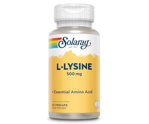 Solaray L-Lysine 500mg | L-Lisina | 60 VegCaps