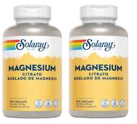 Solaray Magnesio 2x180 Cápsulas Vegetales