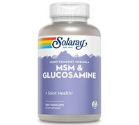 Solaray MSM and Glucosamine Capsules, 180 Count