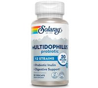 Solaray Multidophilus 20 Billion CFU, Suplemento Alimenticio, 50 cápsulas | Suplemento botánico con ingredientes herbales cuidadosamente seleccionados