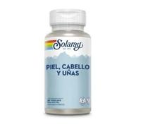 Solaray Complemento alimenticio Piel, Cabello y Uñas – Contra caída del pelo – 60 Vegcaps