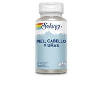 Solaray Piel, Cabello y Uñas| 60 Vegcaps| Complemento Alimenticio contra la caida del pelo y refuerzo para la piel y las uñas